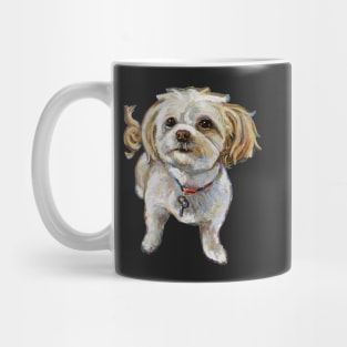 Cute Chi Poo Shi Tzu Sticker Mug